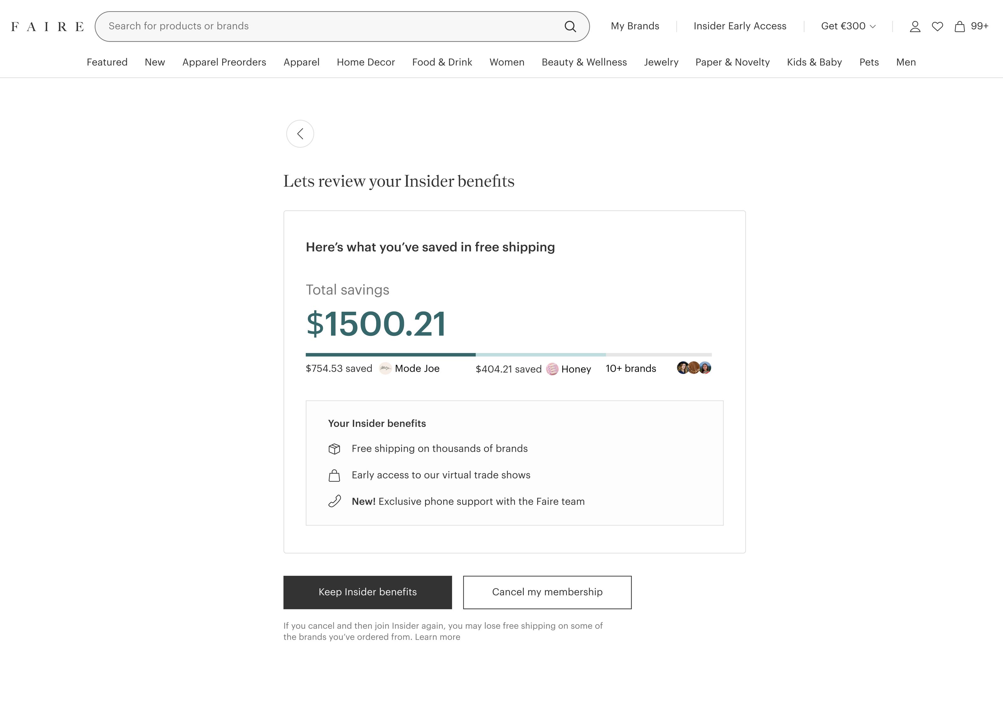 Iteration 1: breaking down savings across top brands
