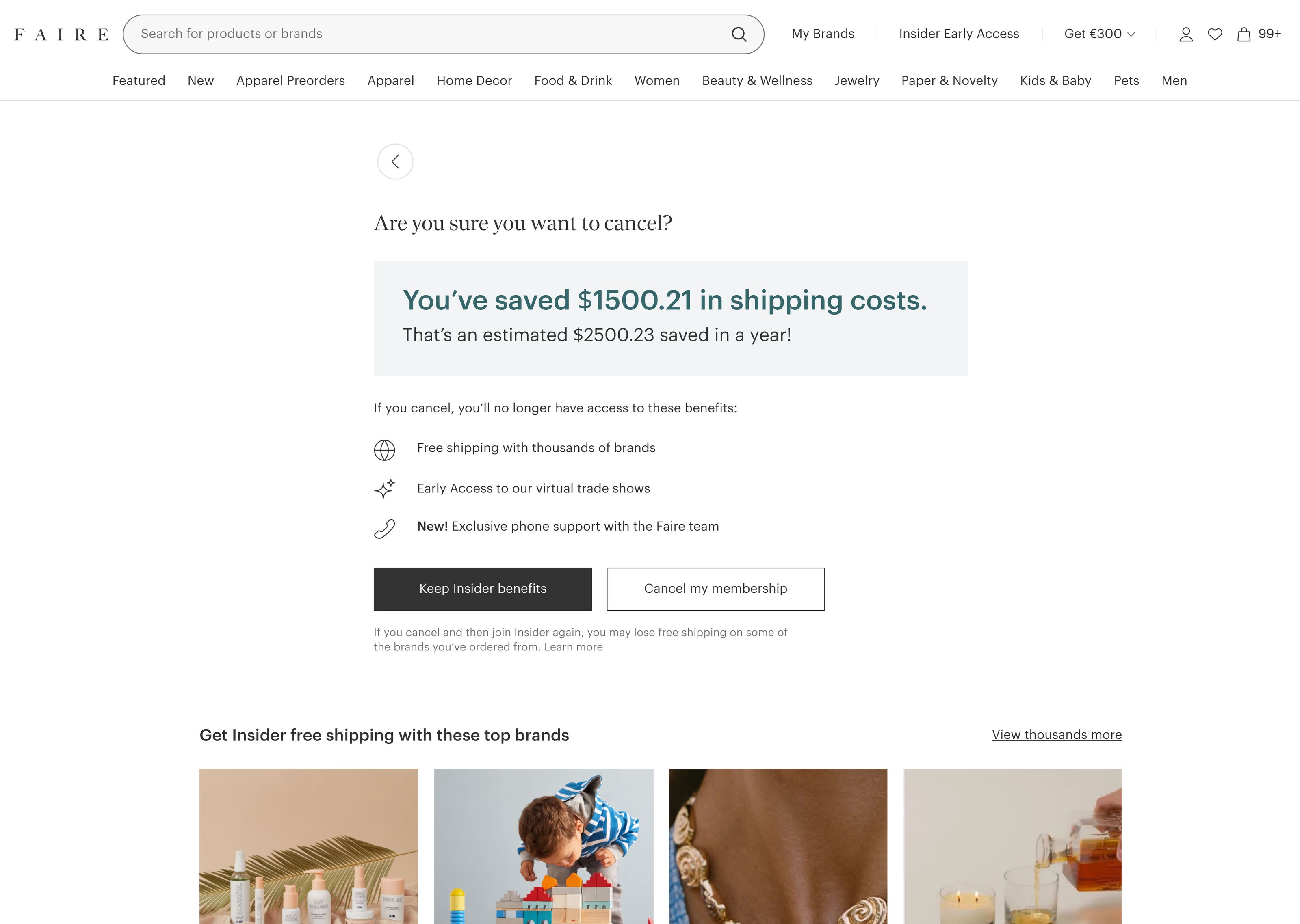 Iteration 2: loss aversion of free shipping with top brands